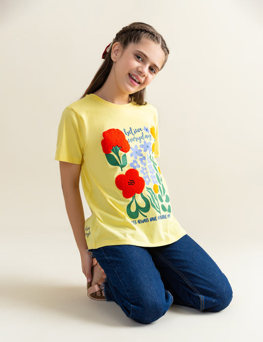 TOWEL EMBROIDERED T-SHIRT