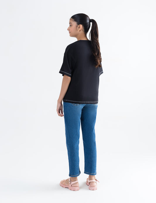 LET YOUR SOUL BE AT PEACE EMBROIDERED T-SHIRT