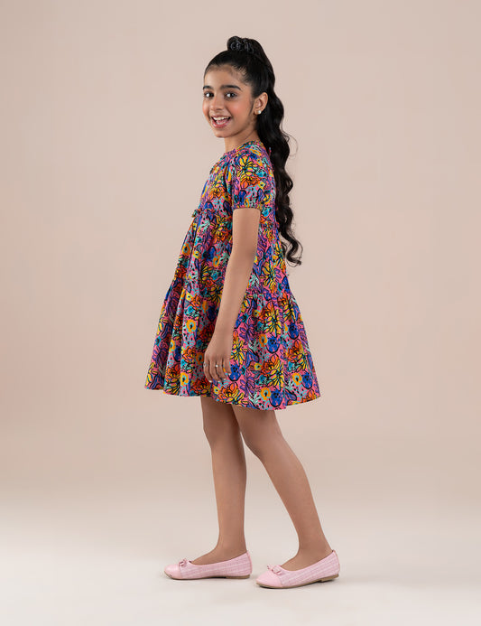 FLORAL PRINTED DRESS