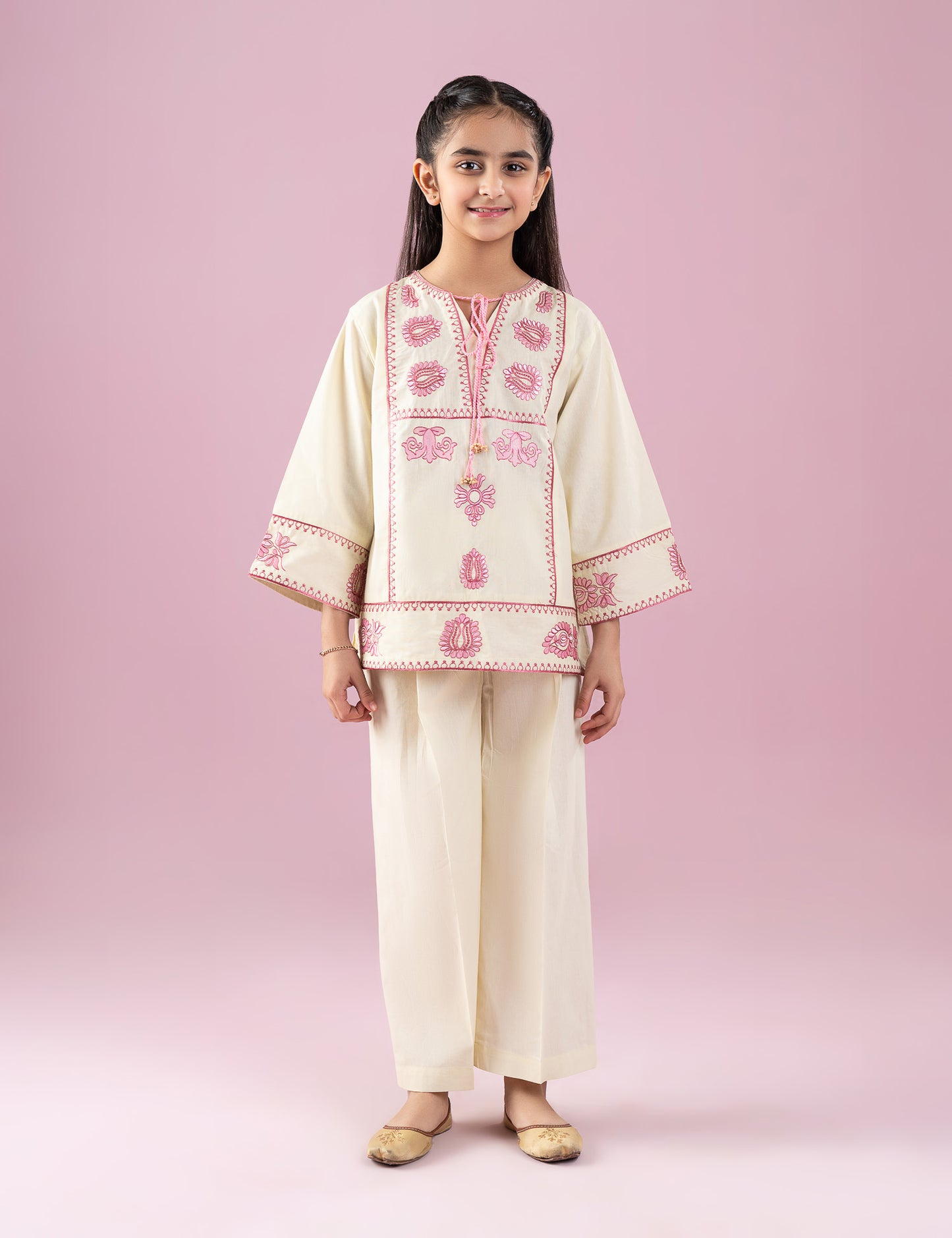 2 PIECE EMBROIDERED SUIT