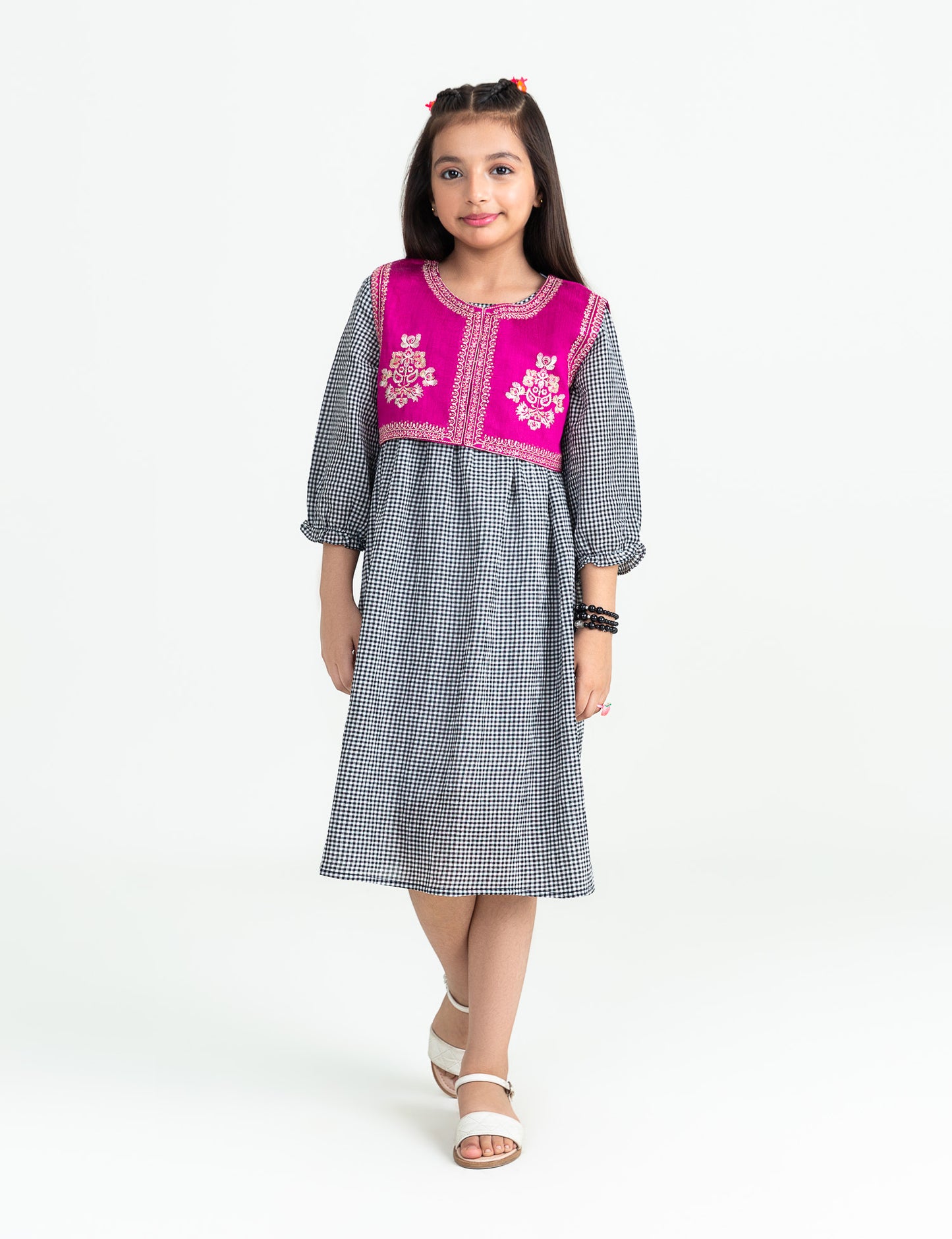 EMBROIDERED DRESS