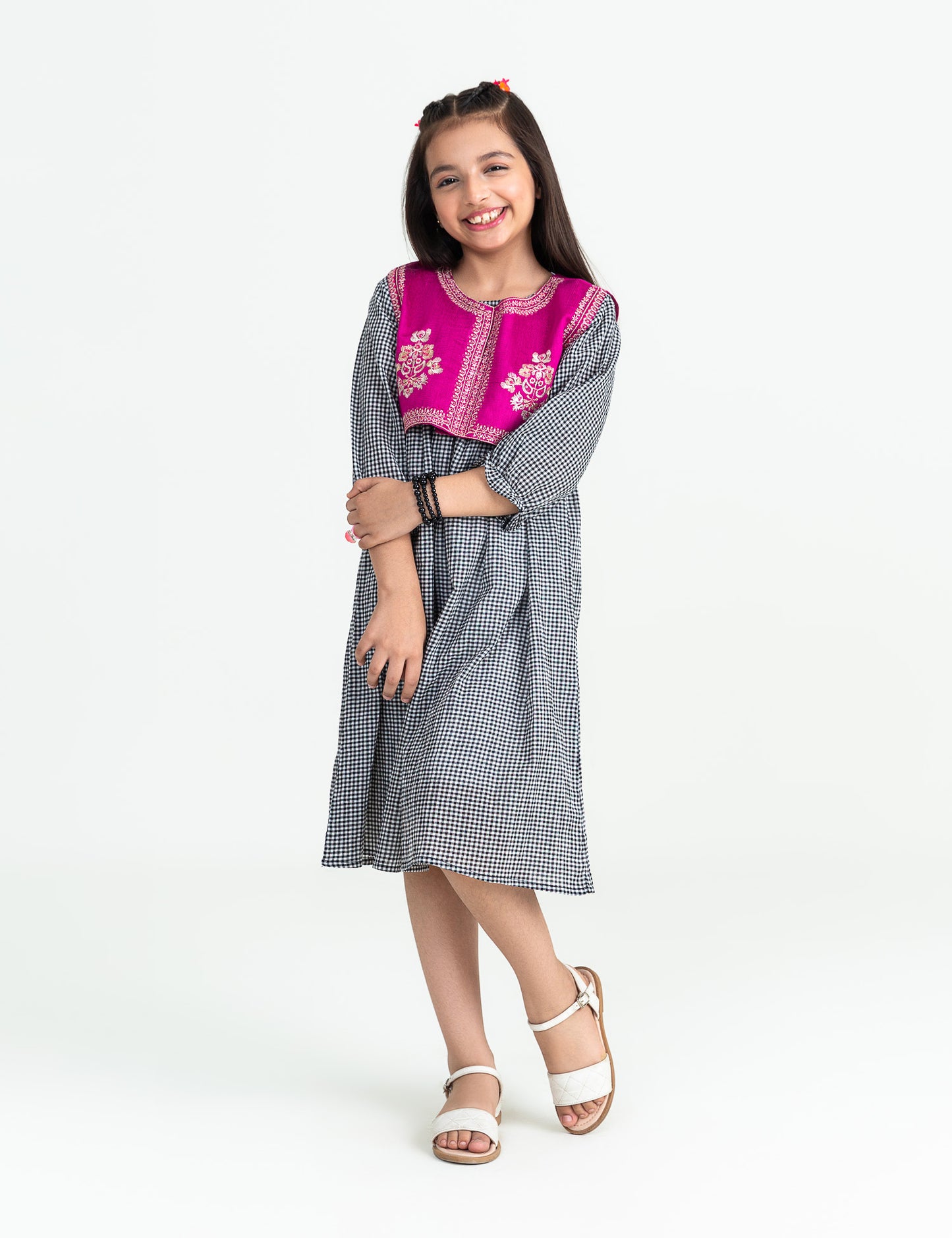 EMBROIDERED DRESS