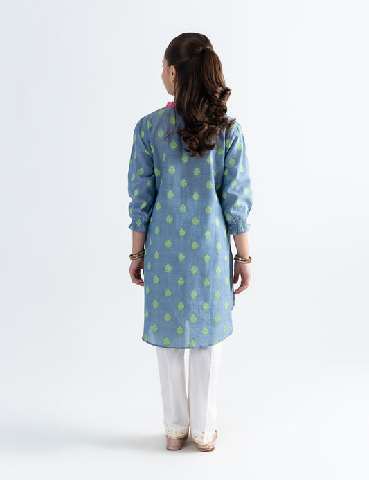 NEON EMBROIDERED KURTI
