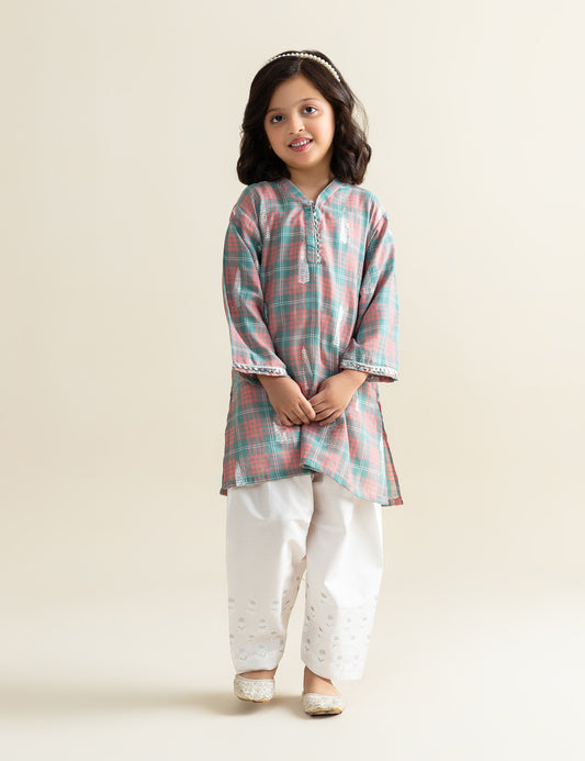 LURIX JACQUARD BOTI KURTI