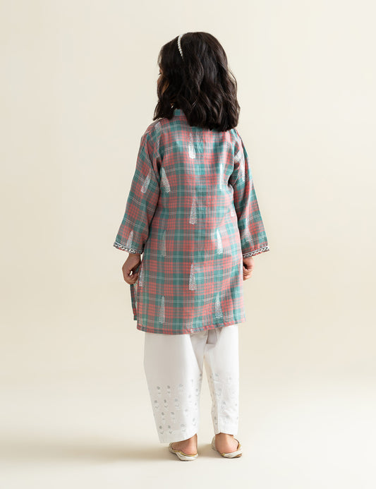 LURIX JACQUARD BOTI KURTI