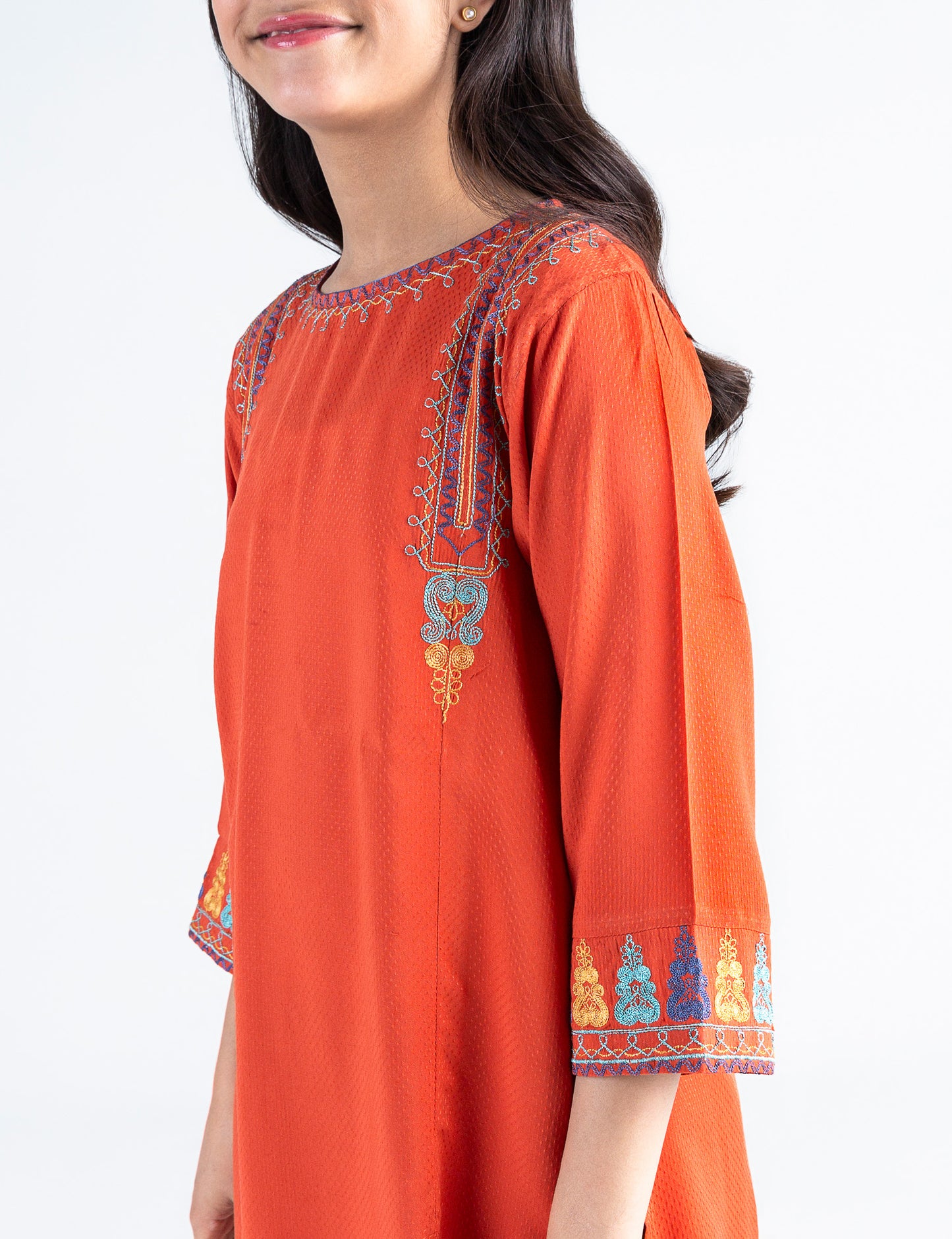 2 PIECE ETHNIC EMBROIDERED SUIT