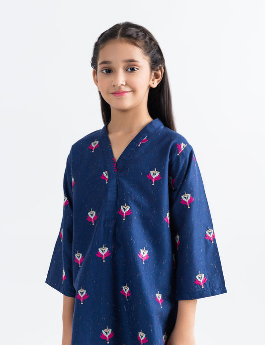 2 PIECE FLORAL EMBROIDERED SUIT