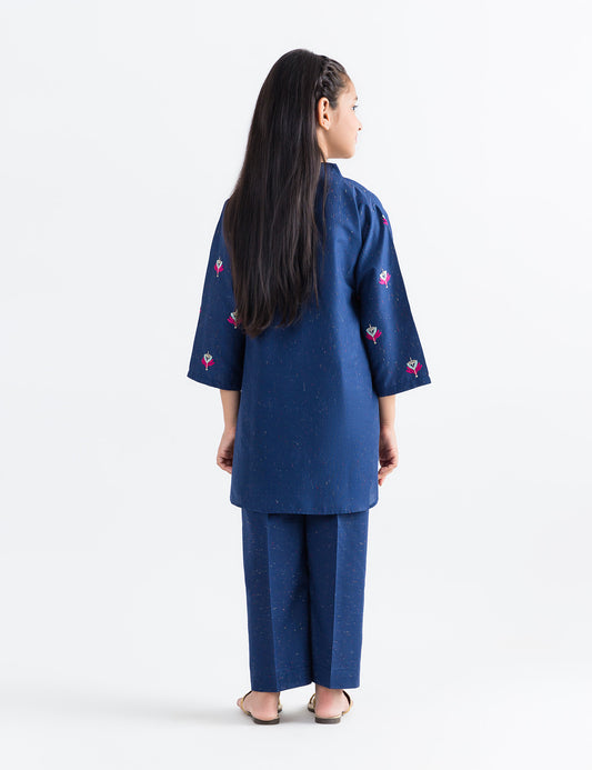 2 PIECE FLORAL EMBROIDERED SUIT