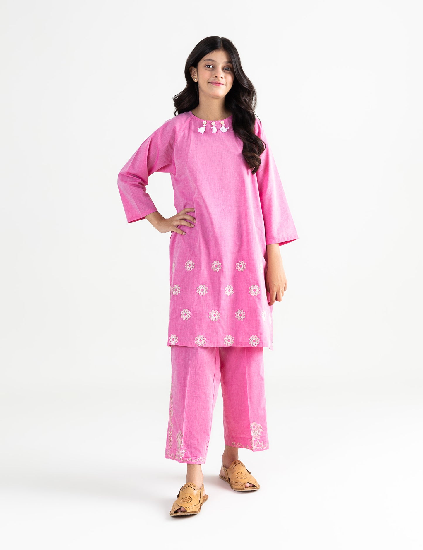 2 PIECE EMBROIDERED SUIT