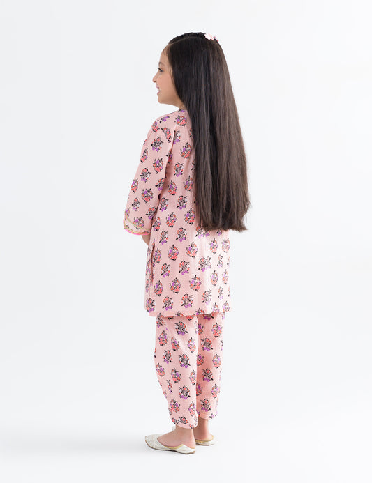 2 PIECE FLORAL PRINTED SUIT