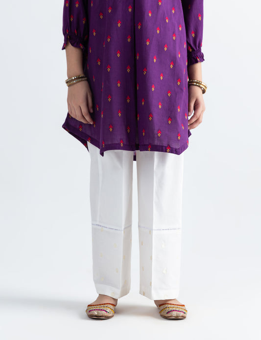 EMBROIDERED TROUSER