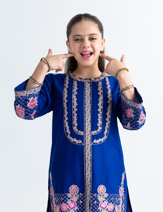 2 PIECE ALLOVER EMBROIDERED SUIT