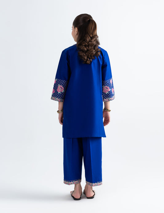 2 PIECE ALLOVER EMBROIDERED SUIT