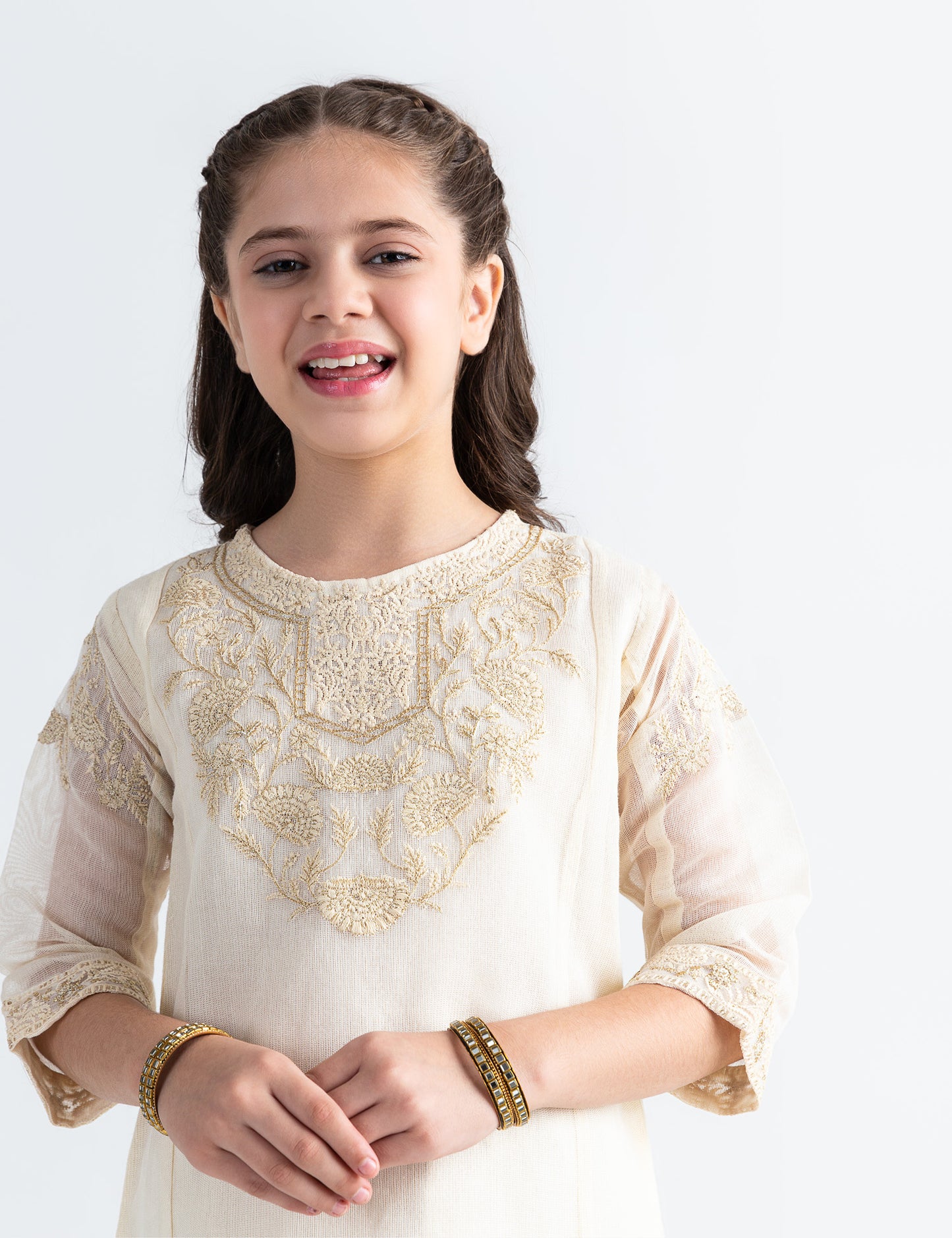 2 PIECE ETHNIC EMBROIDERED SUIT