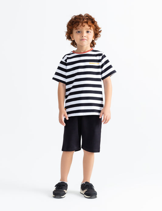 MONDAY RESCUE STRIPED T-SHIRT