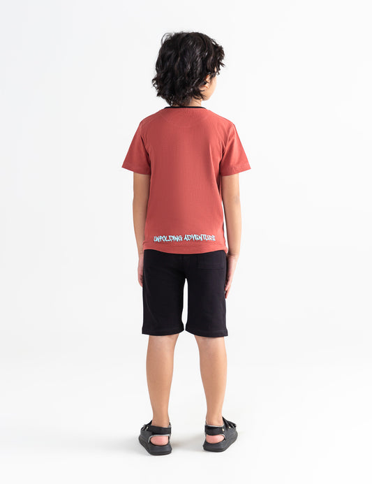 GET READY BRO PRINTED T-SHIRT