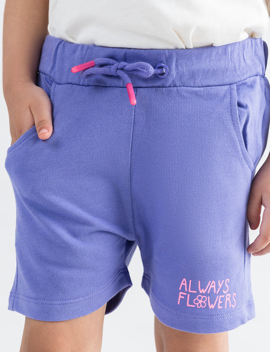 ALWAYS FLOWERS PRINTED SHORTS