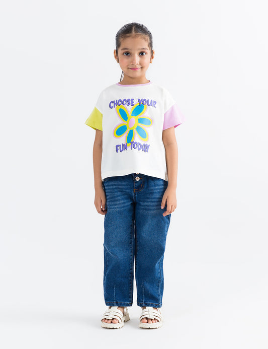CHOOSE YOUR FUN PRINTED T-SHIRT