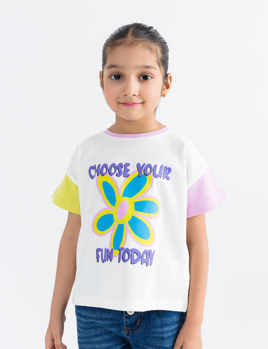 CHOOSE YOUR FUN PRINTED T-SHIRT