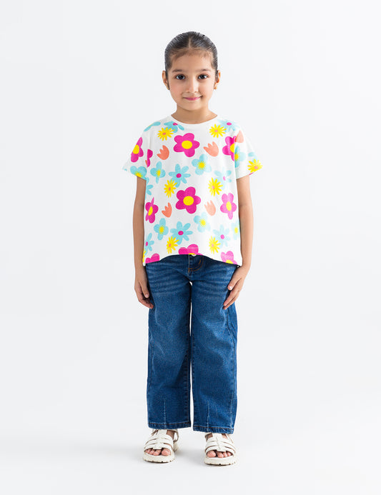FLORAL PRINTED T-SHIRT