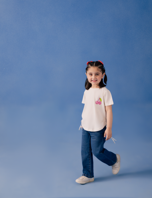 CHERRY VIBES PRINTED T-SHIRTS