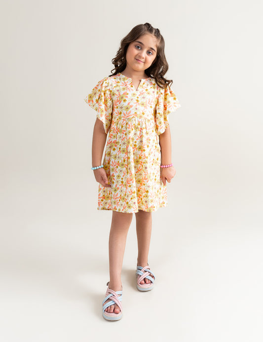 FLORAL PRINTED DRESS