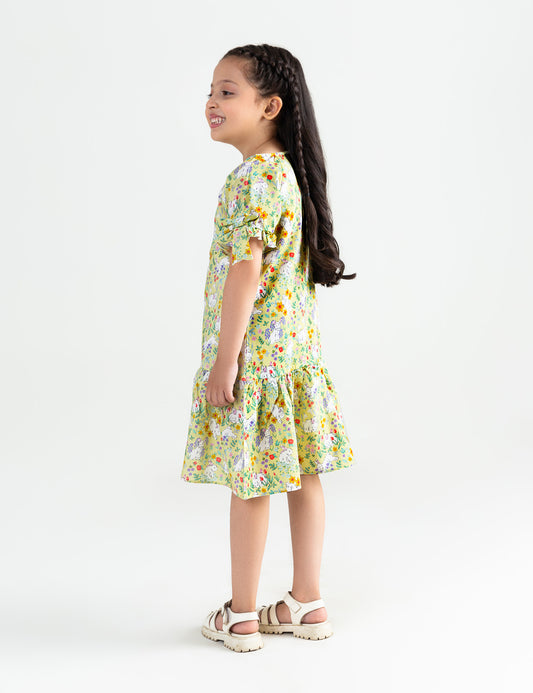 FLORAL PRINTED DRESS