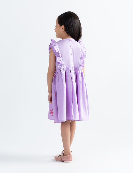HEART PRINTED DRESS