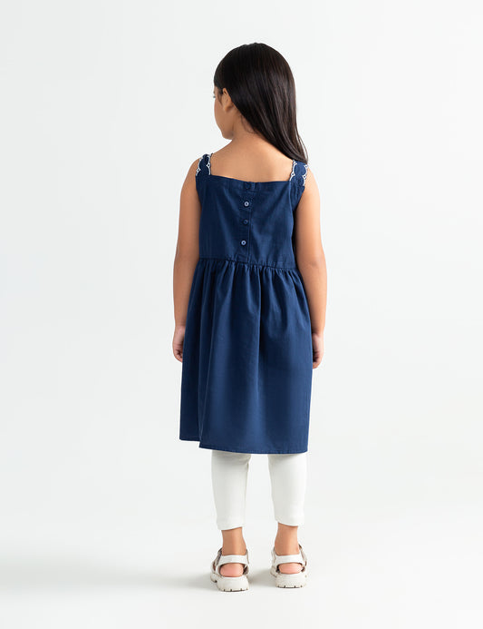 FLORAL EMBROIDERED DRESS