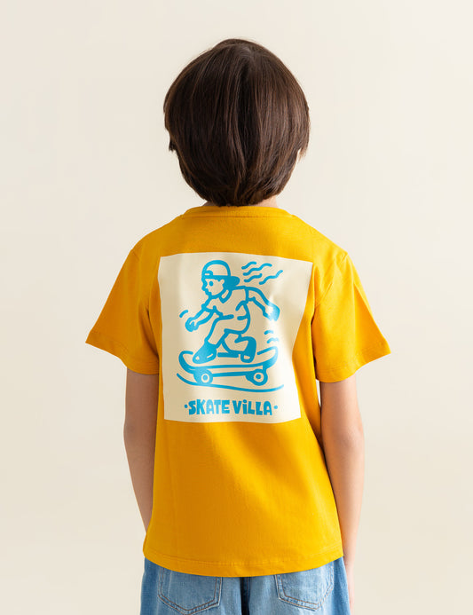 SKATE VILLA EMBROIDERED T-SHIRT