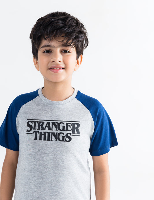 STRANGER THINGS PRINTED T-SHIRT