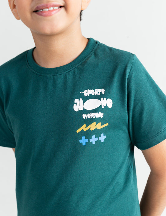CREATE MORE EVERYDAY PRINTED T-SHIRT