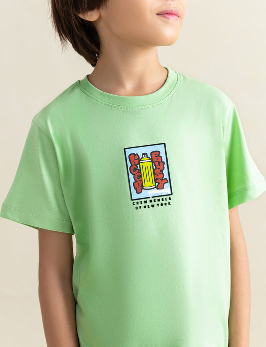 KEEP BUSY GRAPHIC T-SHIRT