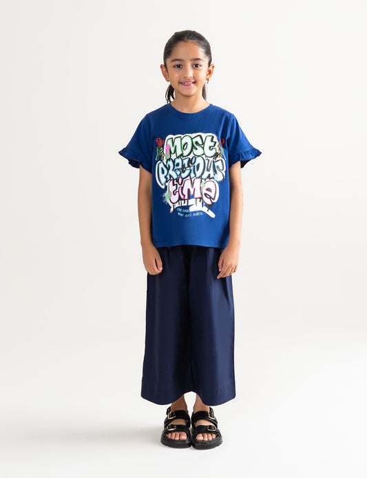 MOST PRECIOUS TIME PRINTED T-SHIRT