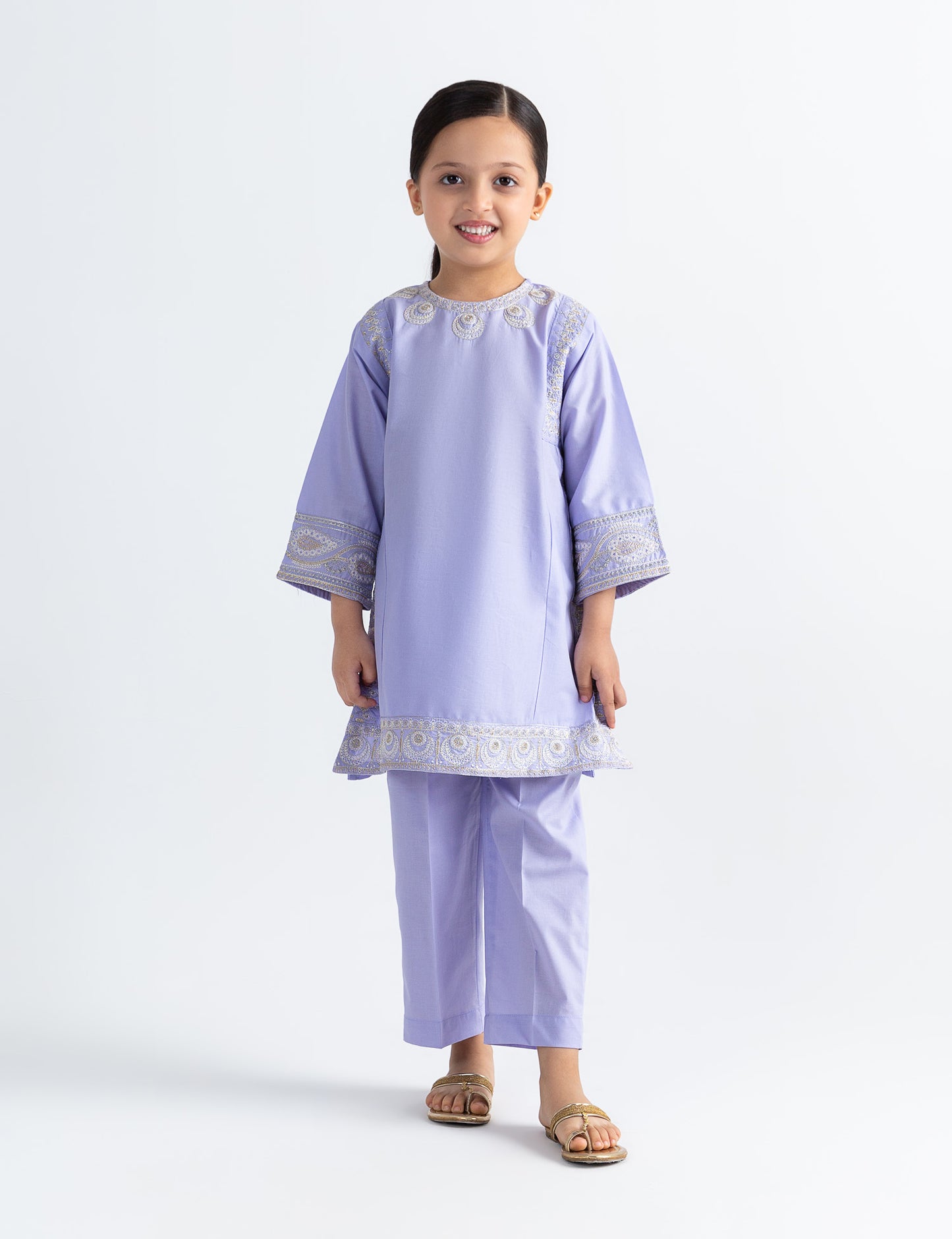 2 PIECE ETHNIC EMBROIDERED SUIT