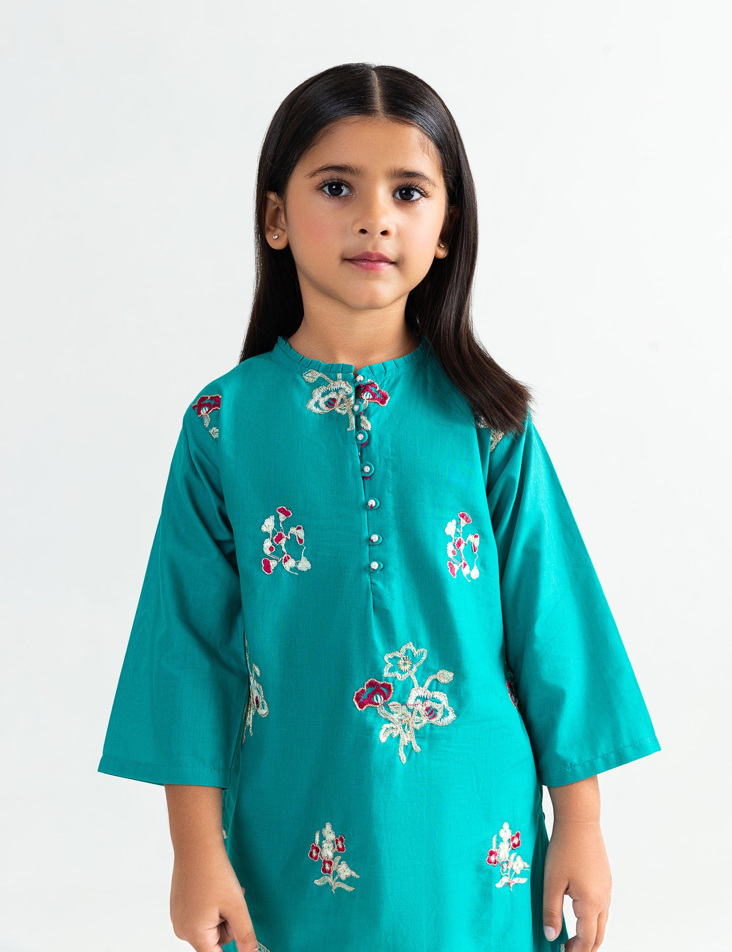 2 PIECE ALLOVER EMBROIDERED SUIT