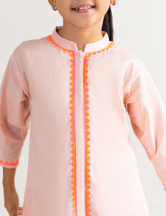 2 PIECE NEON EMBROIDERED SUIT
