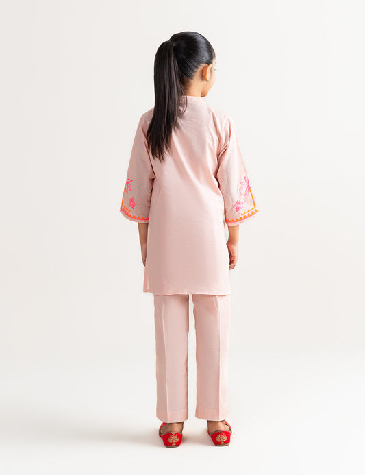 2 PIECE NEON EMBROIDERED SUIT