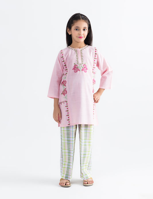 2 PIECE ETHNIC EMBROIDERED SUIT
