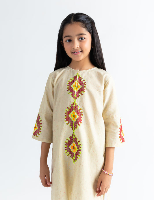 2 PIECE BOLD EMBROIDERED SUIT