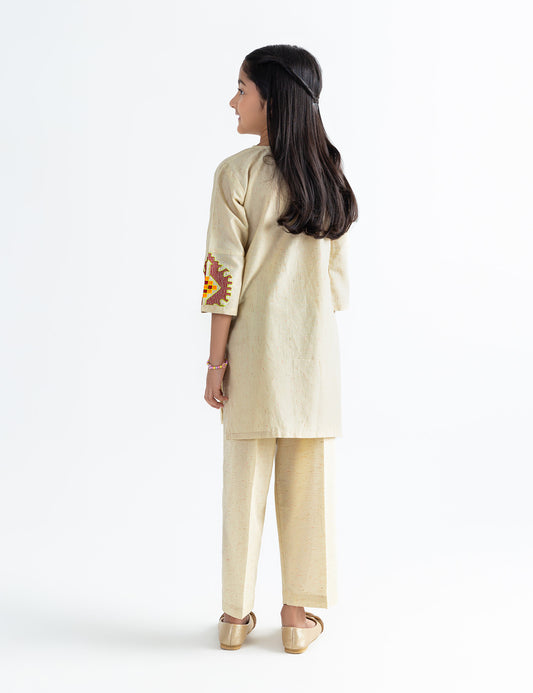 2 PIECE BOLD EMBROIDERED SUIT