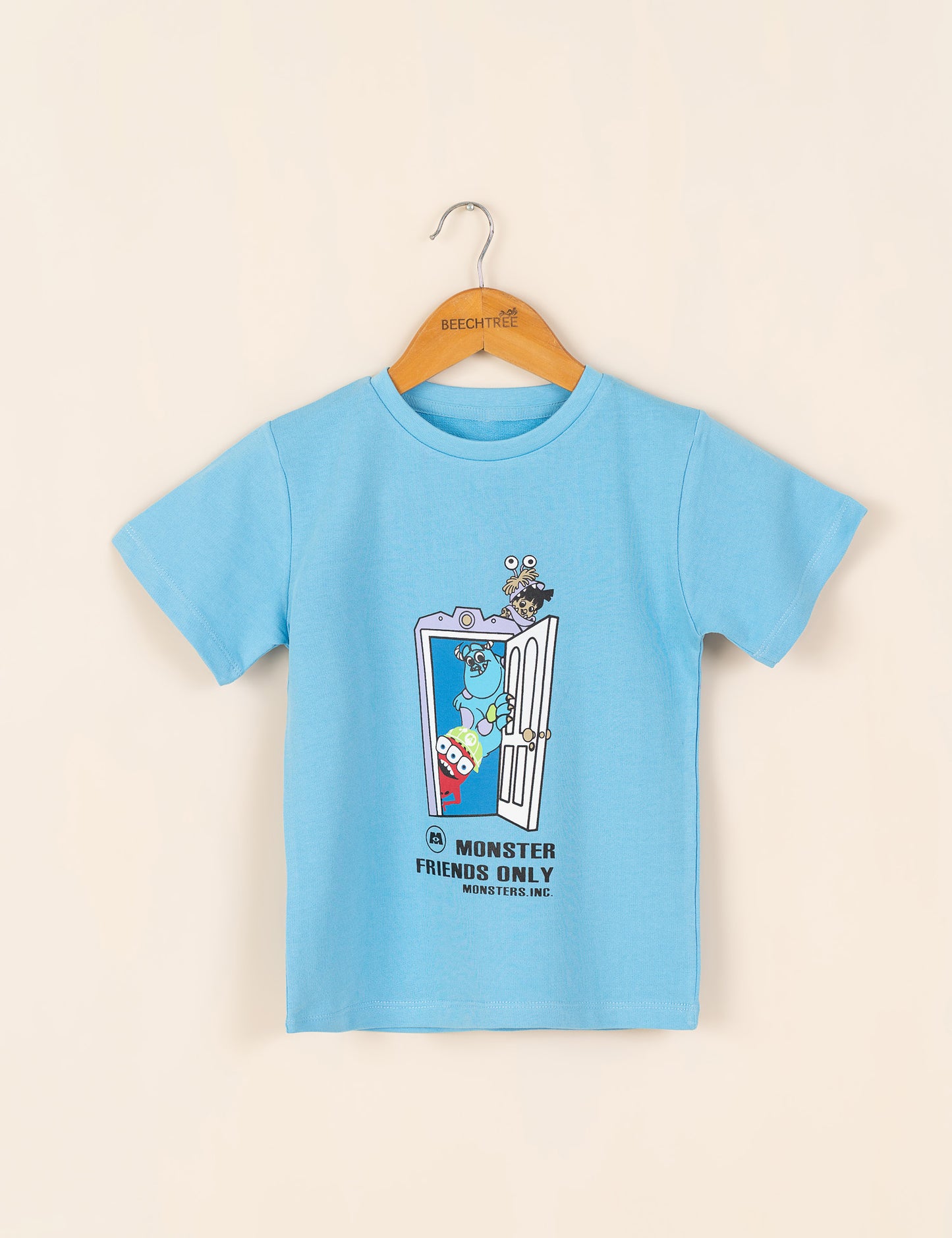 2 PIECE MONSTER FRIENDS ONLY PRINTED SUIT