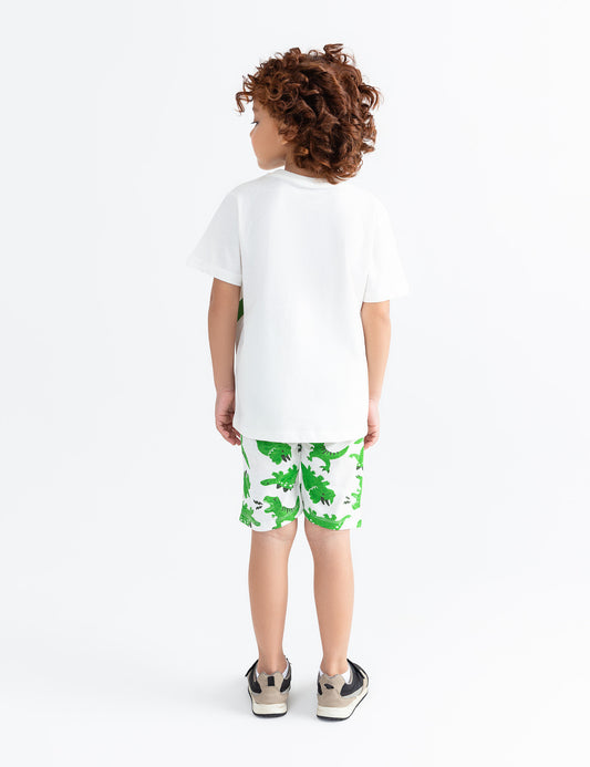 2 PIECE DINO GRAPHIC SUIT