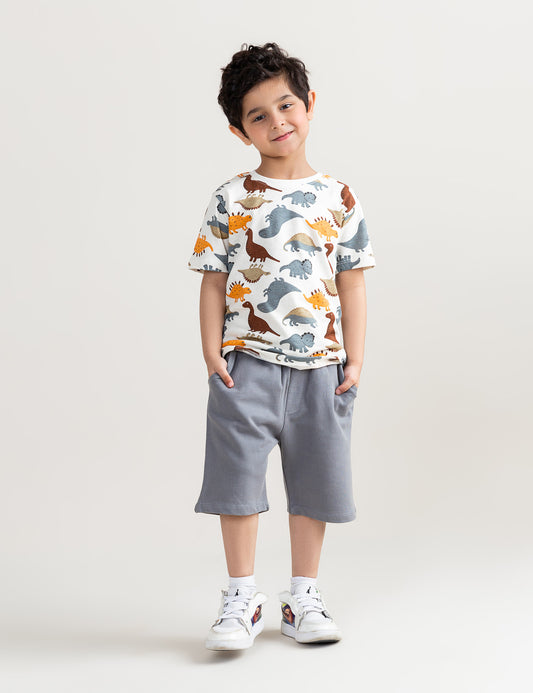 2 PIECE DINO PRINTED SUIT