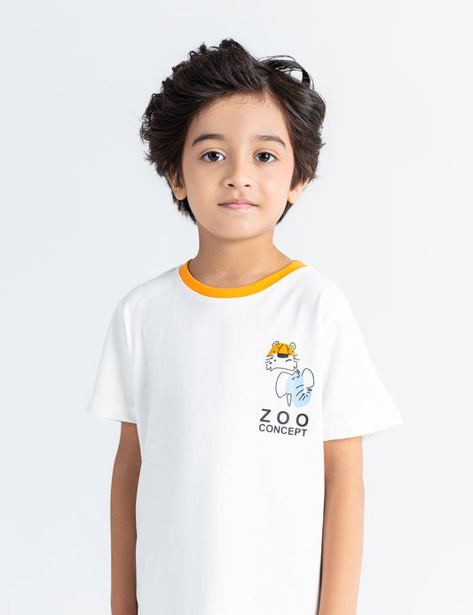 ZOO CONCEPT PRINTED T-SHIRT