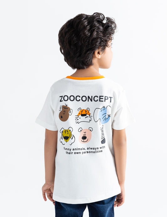 ZOO CONCEPT PRINTED T-SHIRT