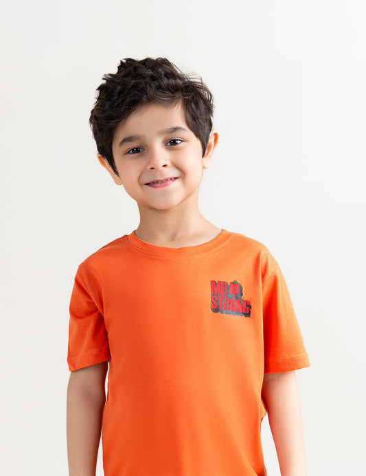 MR. STRONG PRINTED T-SHIRT