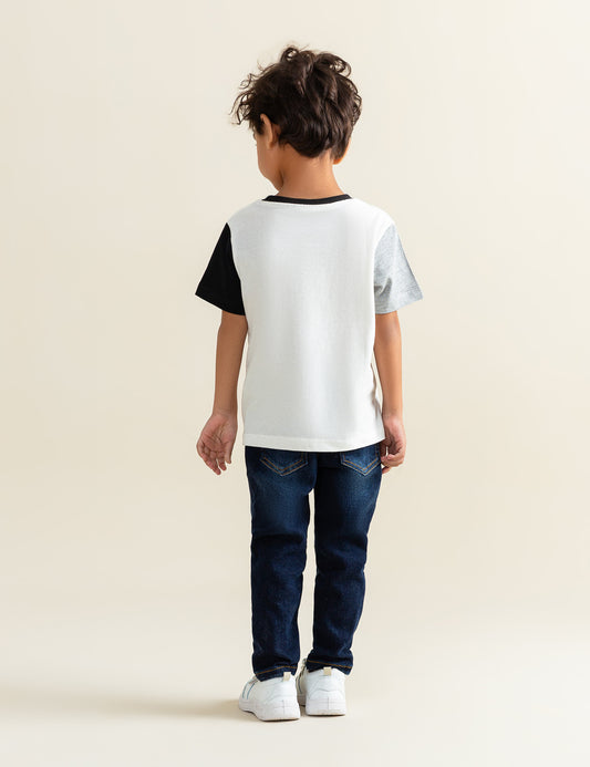LIFE IS COOL PRINTED T-SHIRT
