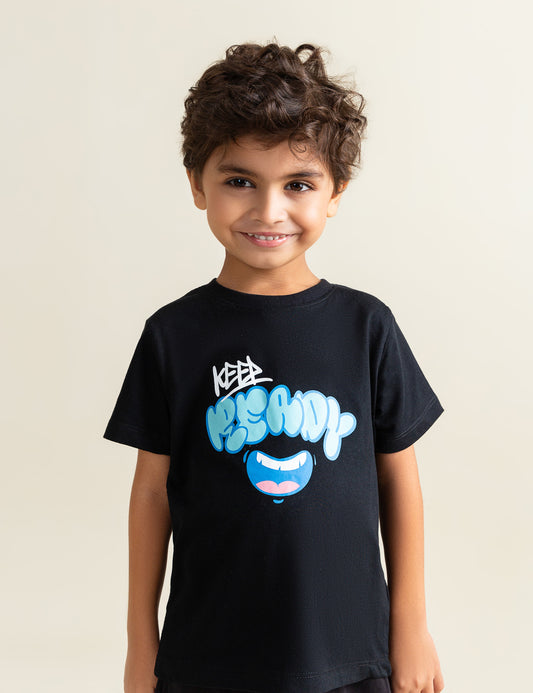 KEEP READY GRAPHIC T-SHIRT