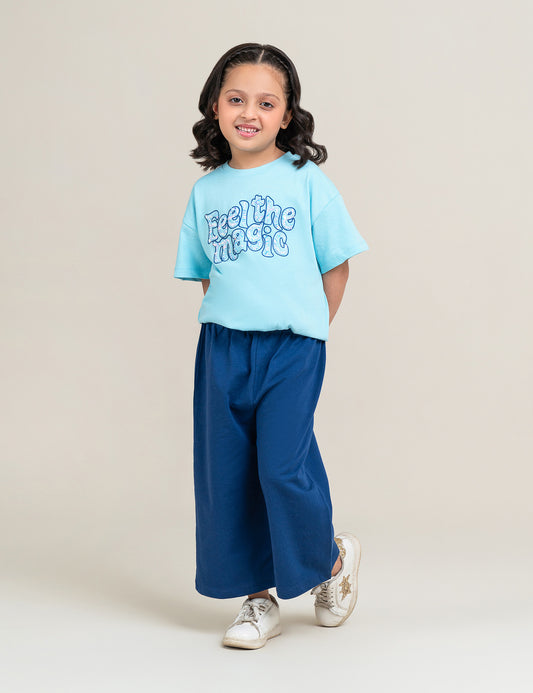 2 PIECE FEEL THE MAGIC PRINTED SUIT